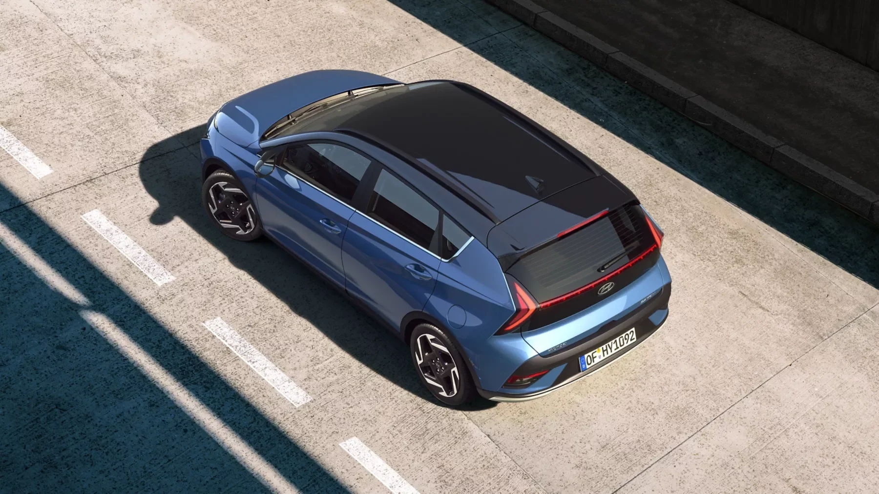 Bakre LED-kombinationsljus på Hyundai BAYON