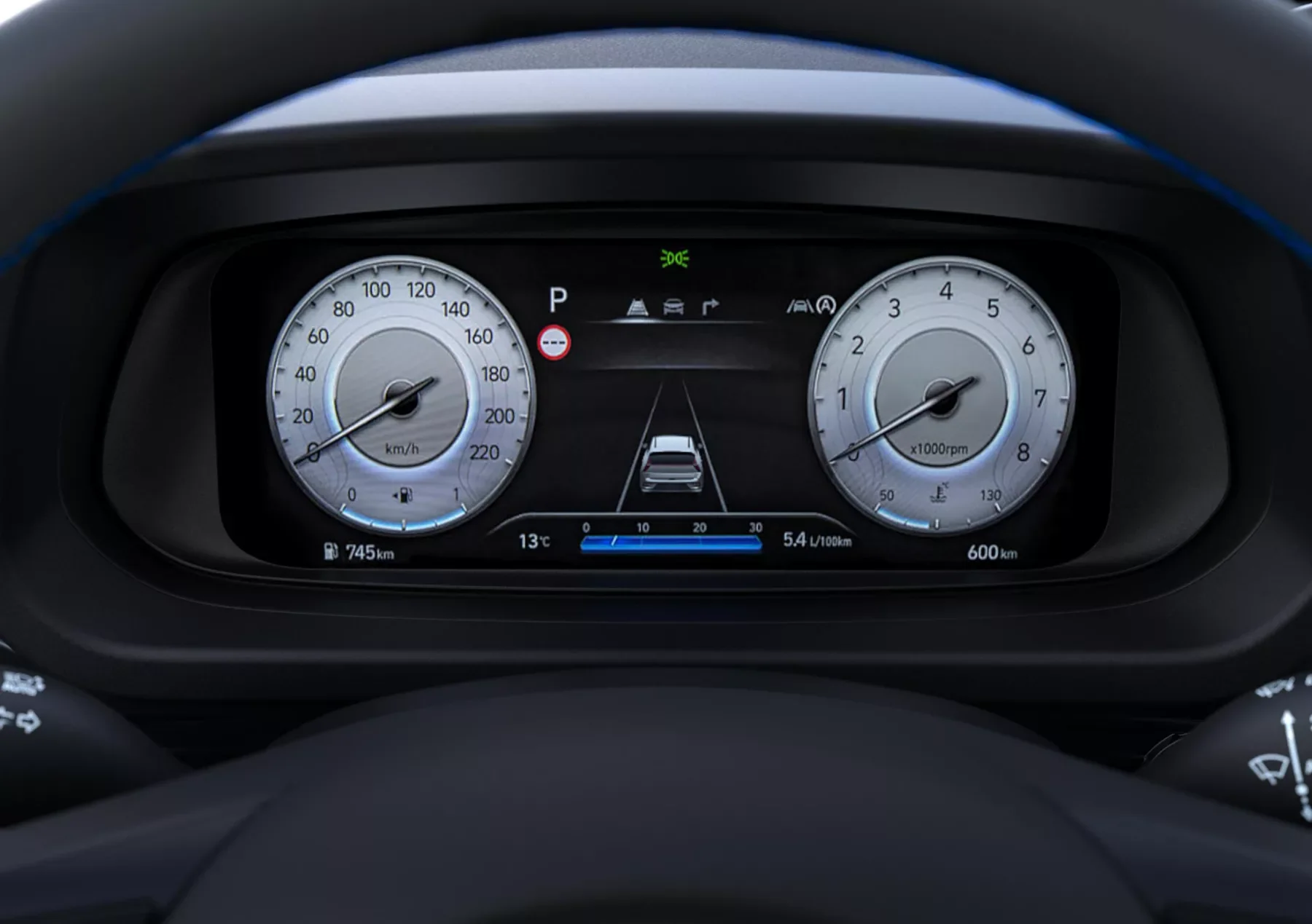 Digital instrumentering i Hyundai BAYON