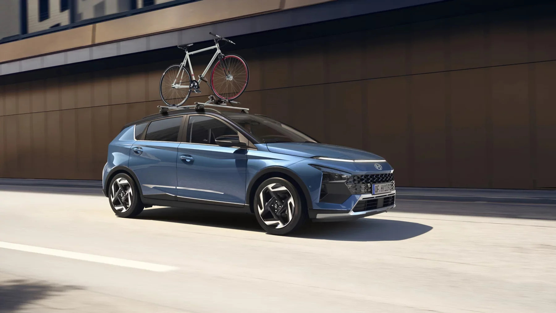 Cykelhållare monterad på Hyundai BAYON
