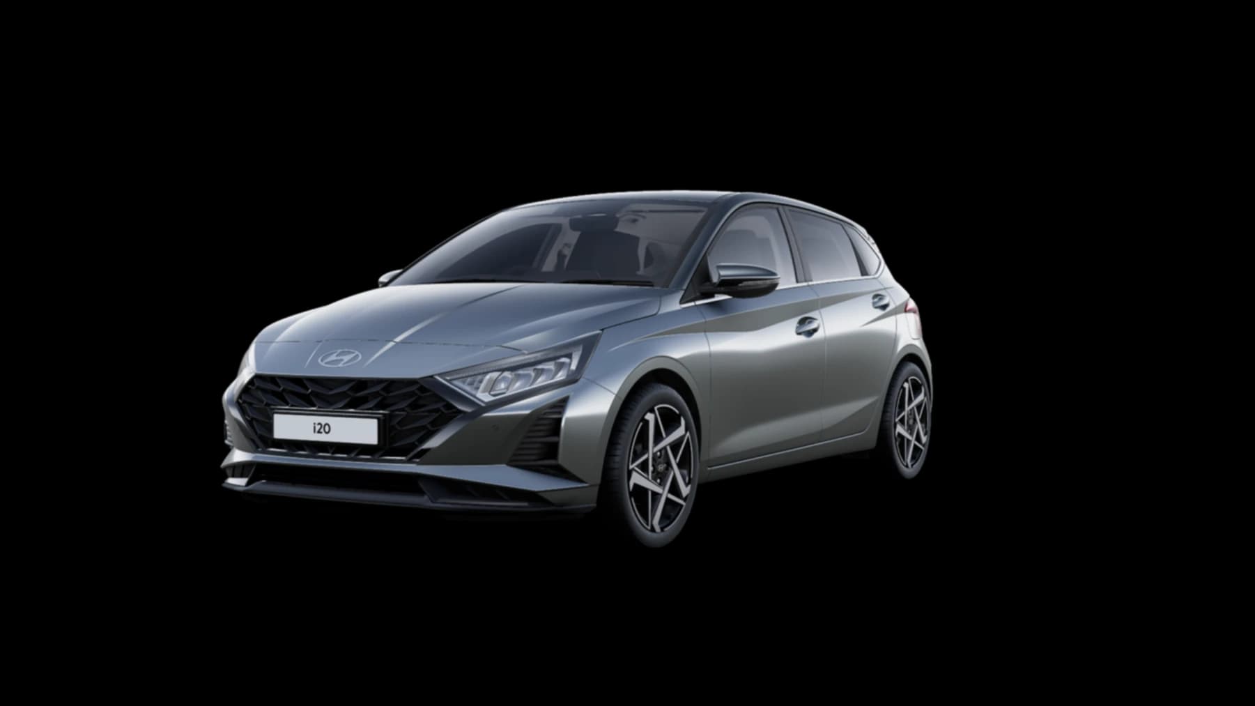 Hyundai i20 Advanced med LED-strålkastare, tre kvarts front