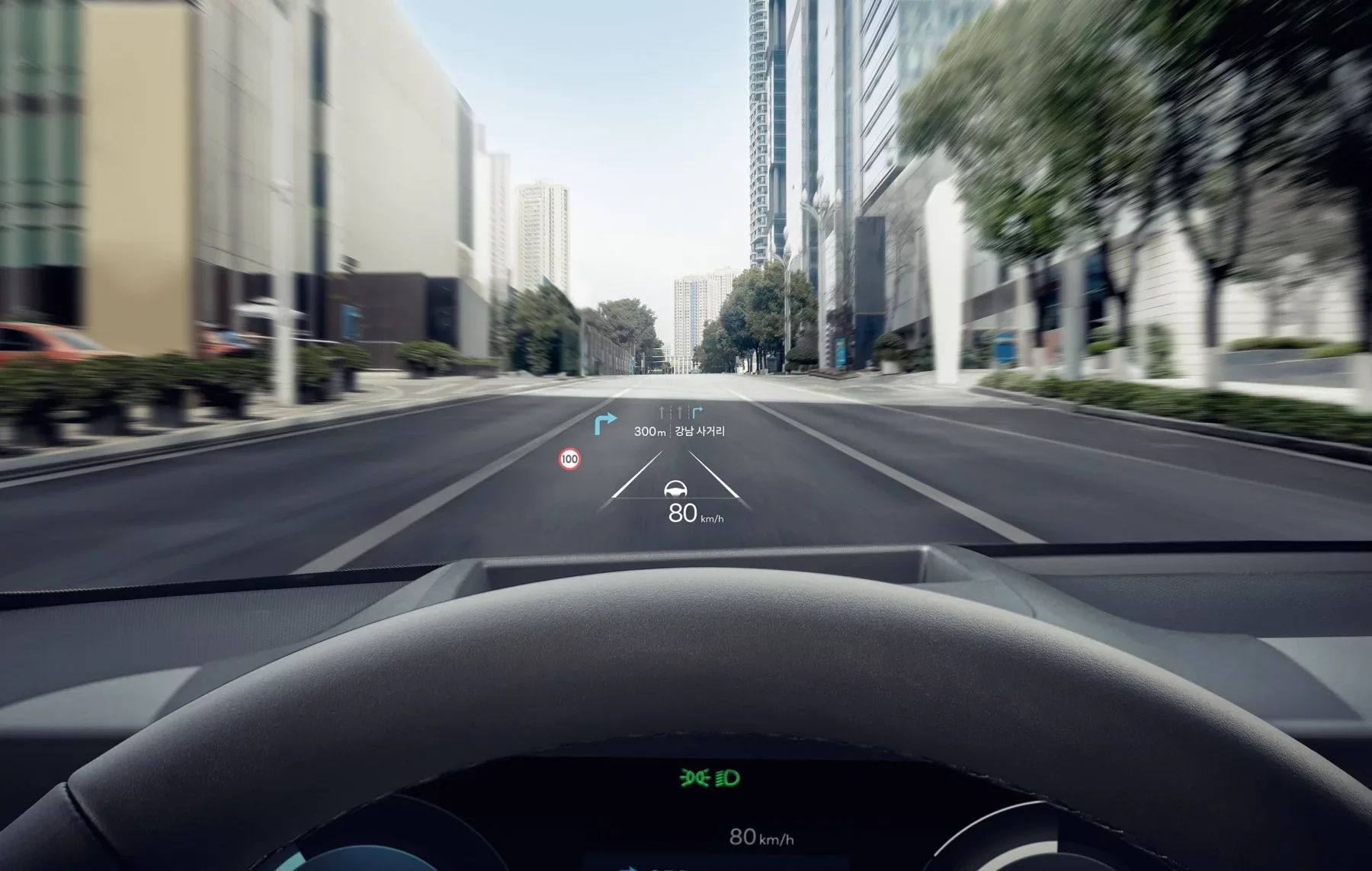 Head-up-display i Hyundai IONIQ 5