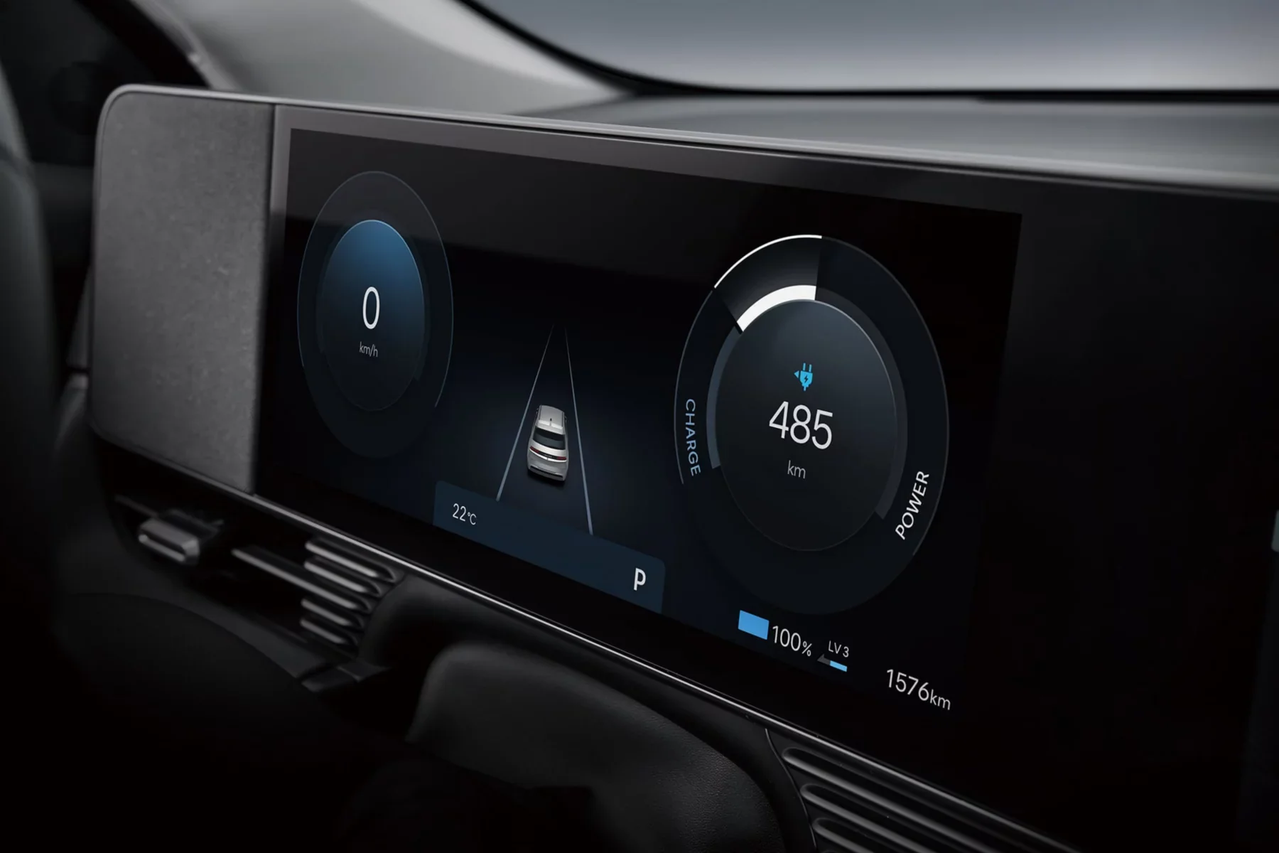 12,3-tums digital instrumentering i Hyundai IONIQ 5