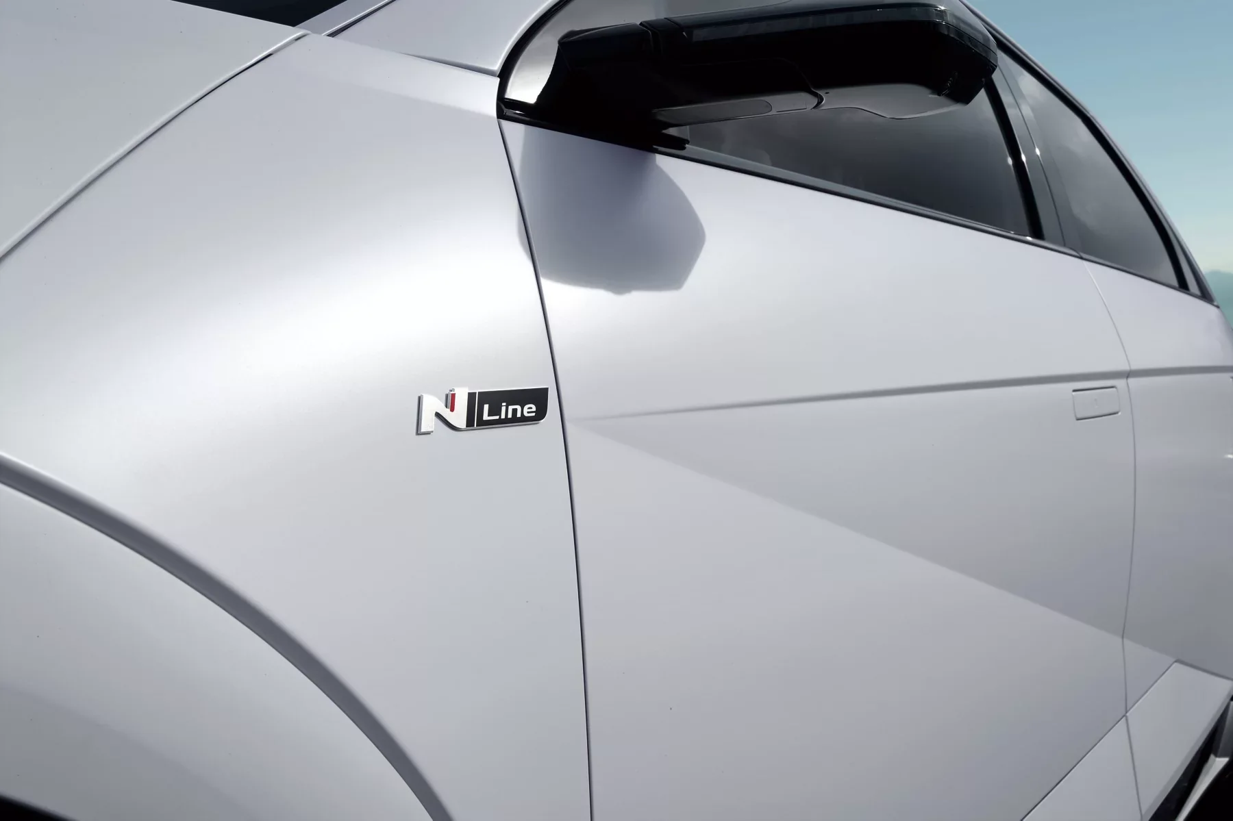 N Line-emblem på Hyundai IONIQ 5