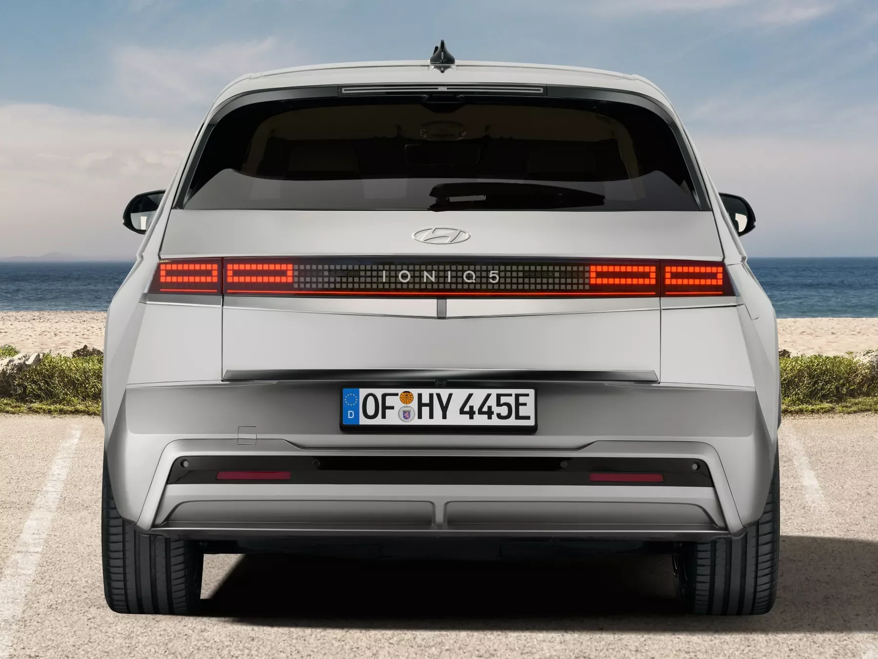 Dekorlist på bakluckan på Hyundai IONIQ 5