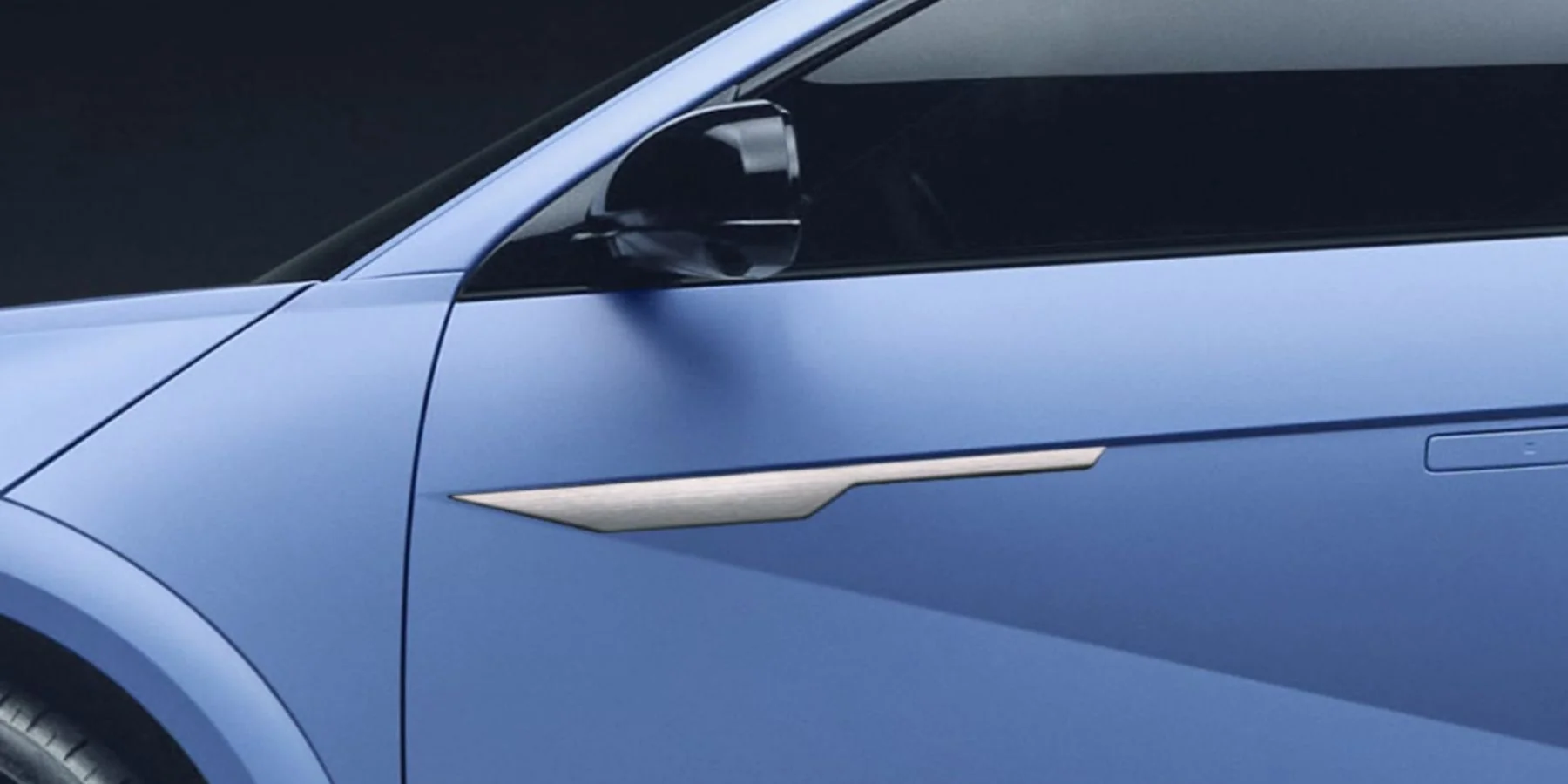 Sidolist i brushed aluminium optic på Hyundai IONIQ 5 N
