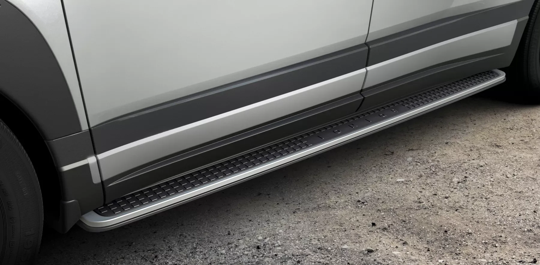 Fotsteg monterade på Hyundai IONIQ 9