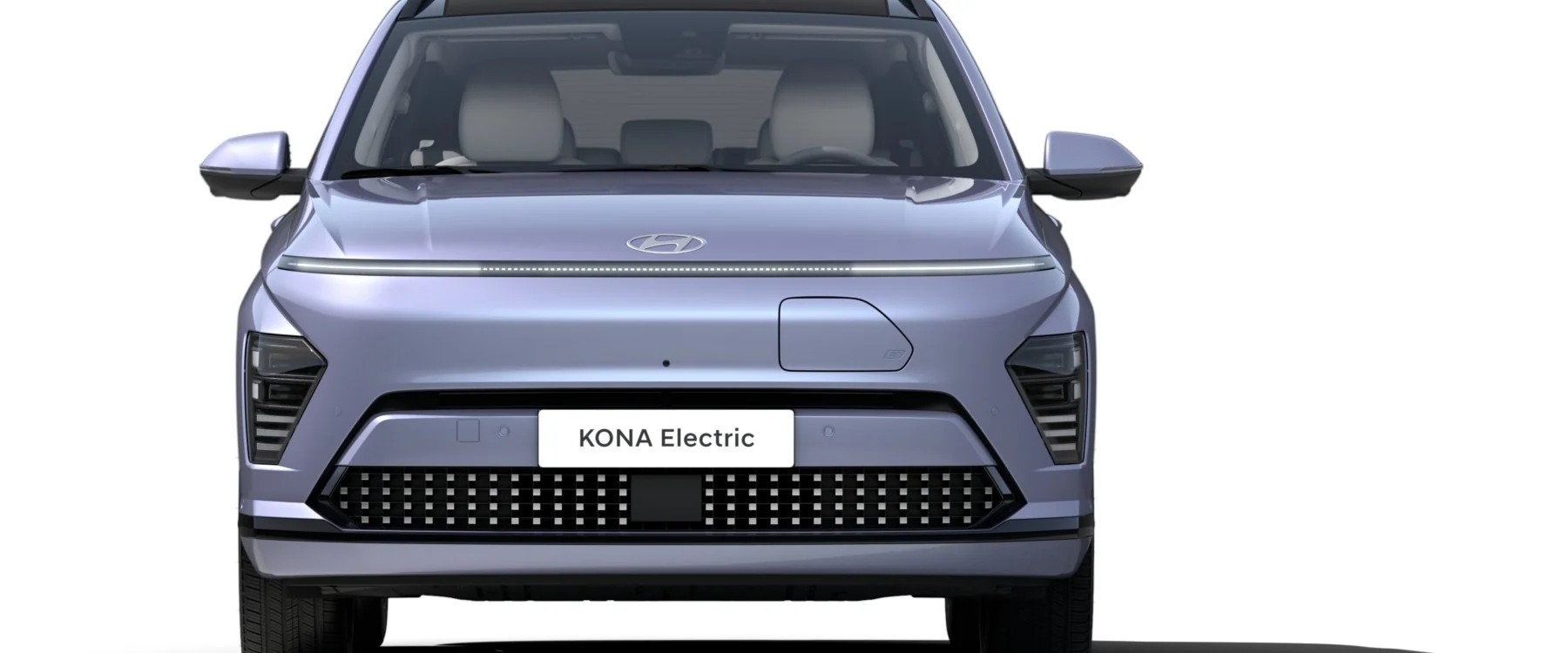 Hyundai KONA Electrics främre ljussignatur, Pixelated Seamless Horizon Lamp