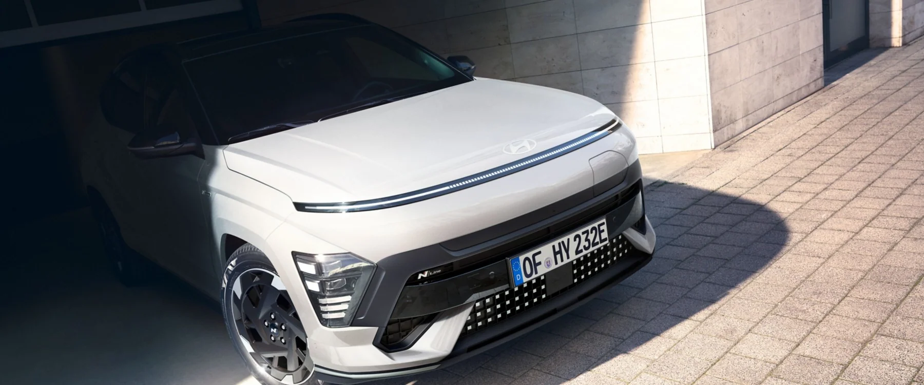 Frontparti på Hyundai KONA Electric N Line