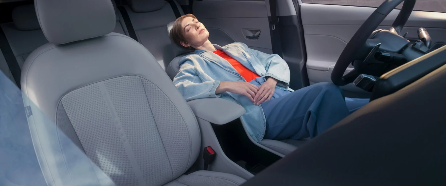 Relaxation-säten fram i Hyundai KONA Electric