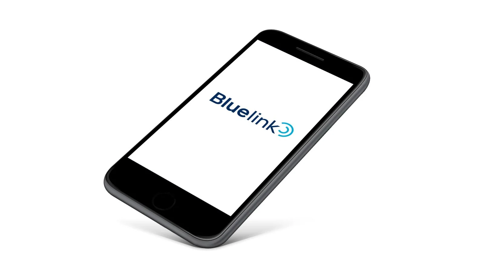 Smartphone med Bluelink-appen öppen