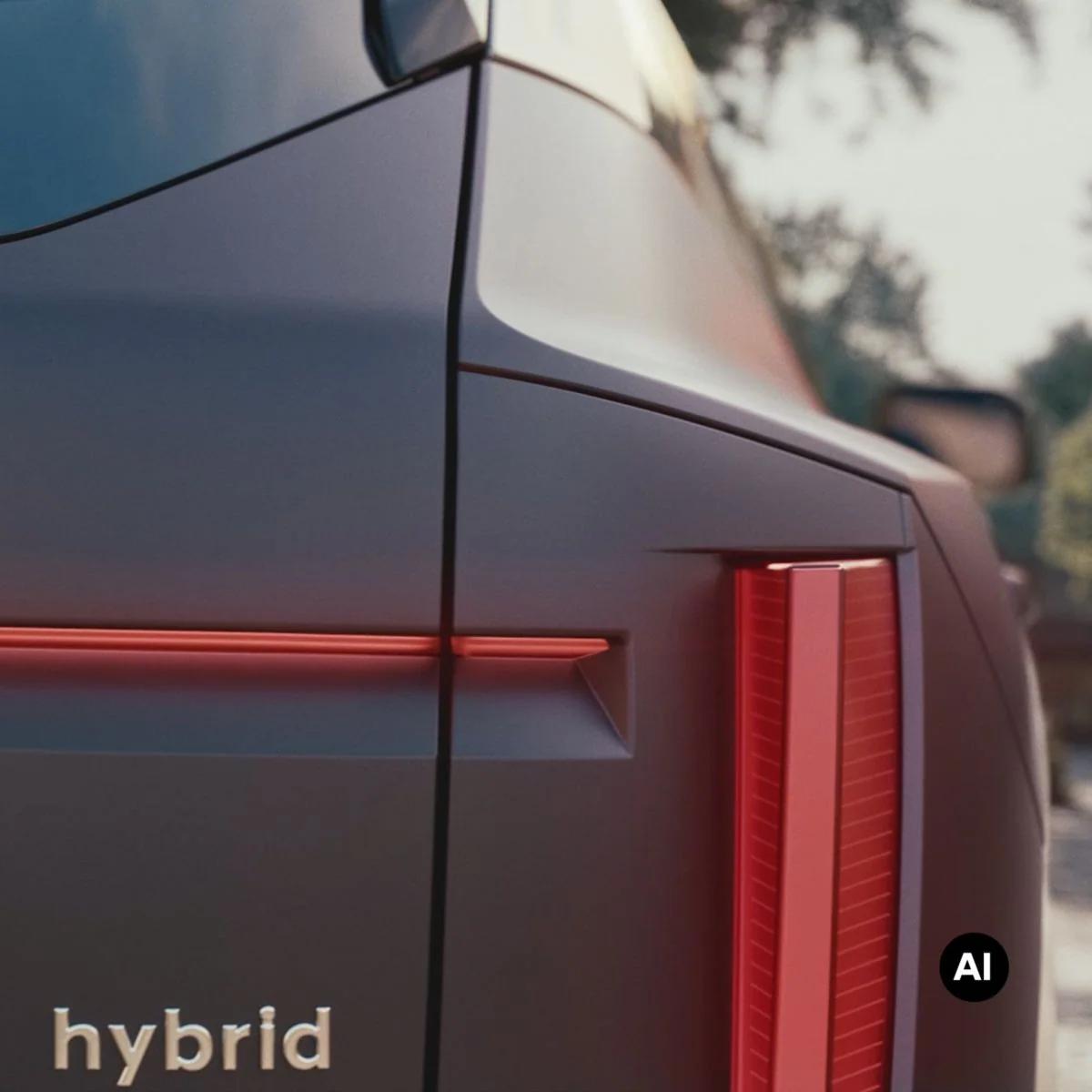 Närbild av bakljuset Prism Rear Lamp på helt nya Hyundai TUCSON