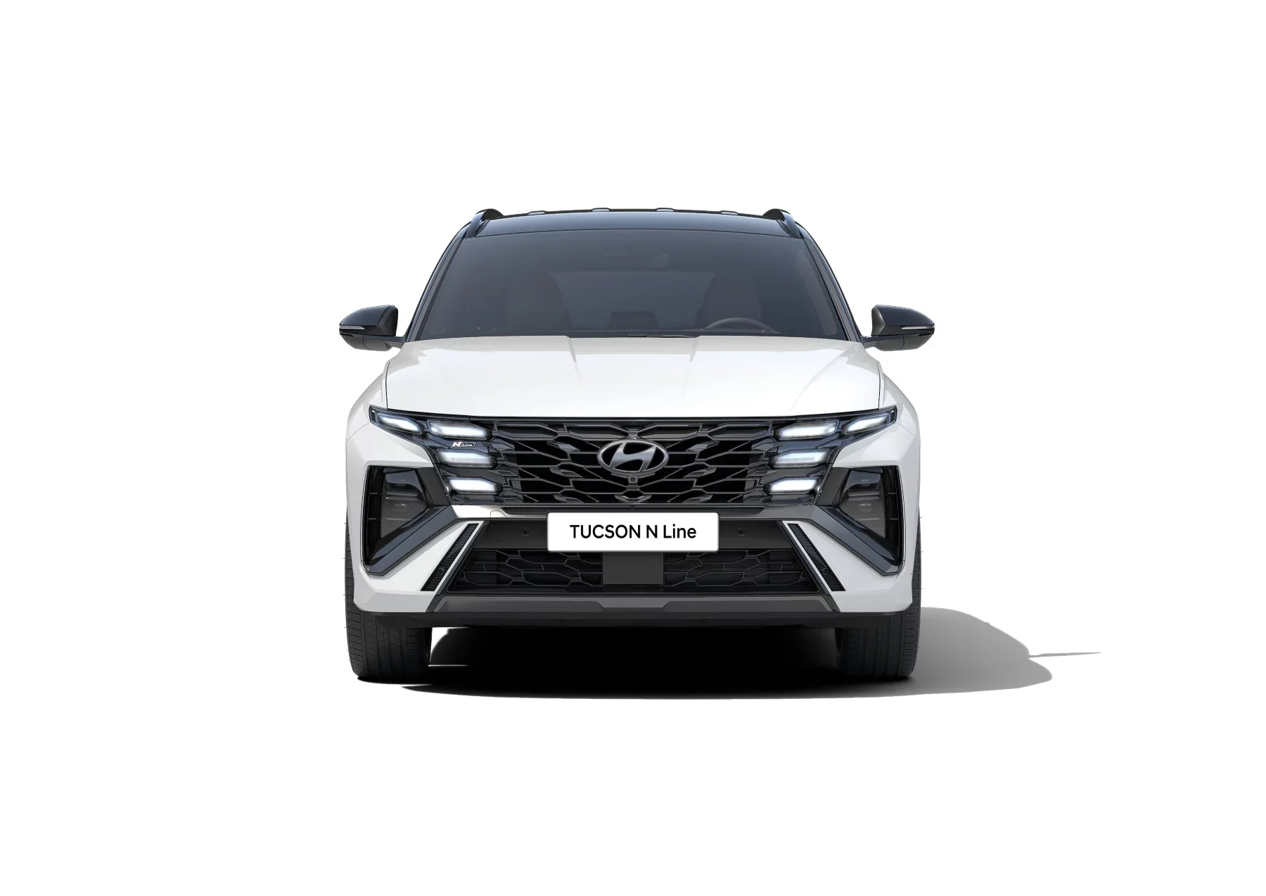 Fronten på Hyundai TUCSON Hybrid N Line