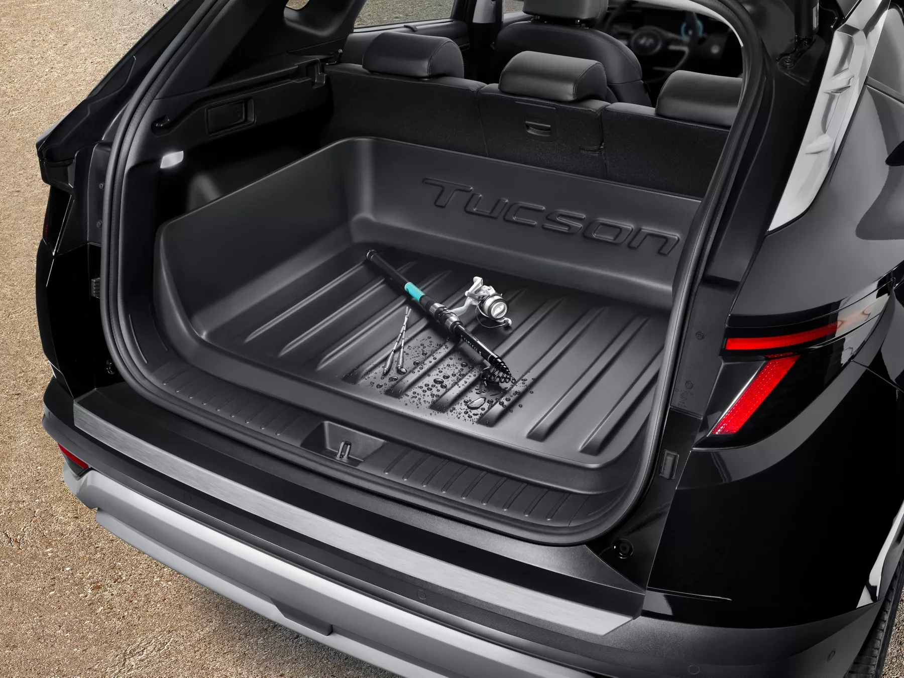 Bagagelåda i lastutrymmet på Hyundai TUCSON