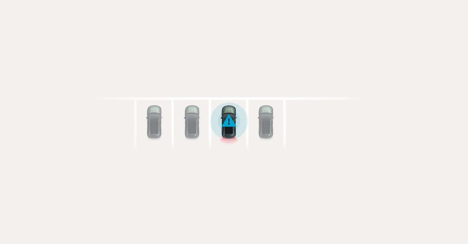 Illustration av Rear Occupant Alert som varnar om någon lämnas kvar i Hyundai TUCSON Plug-in Hybrid