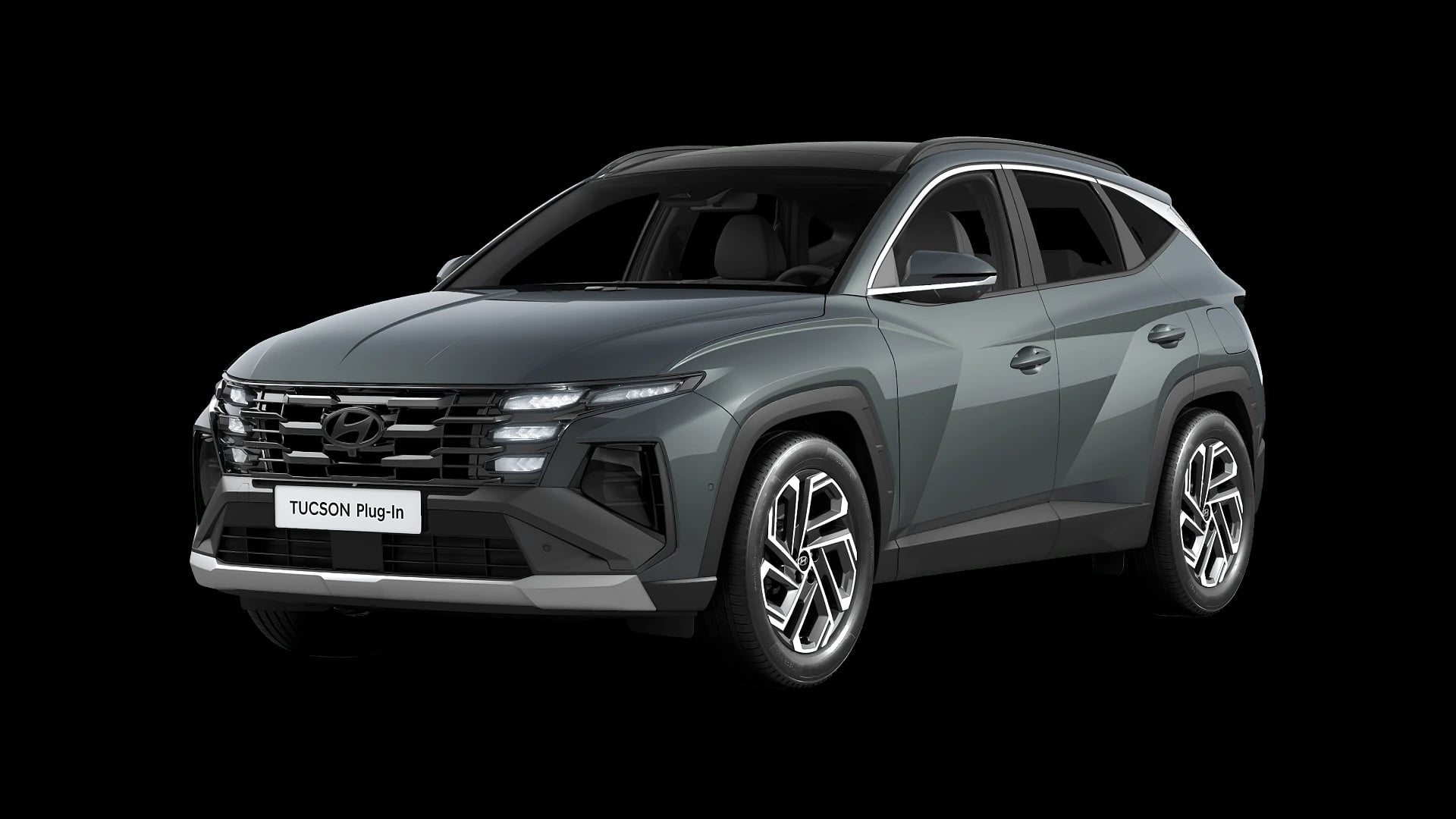Hyundai TUCSON Plug-in Hybrid, snett framifrån, frilagd