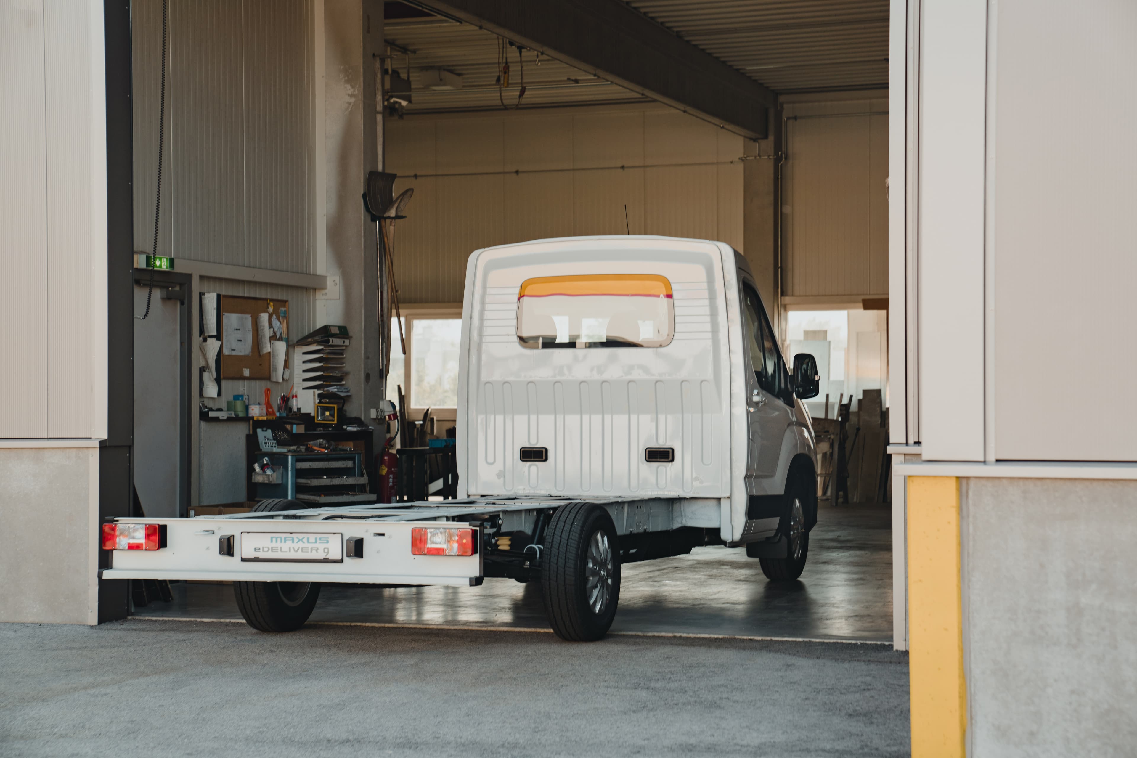 Maxus e-Deliver 9 Chassi - Lastutrymme