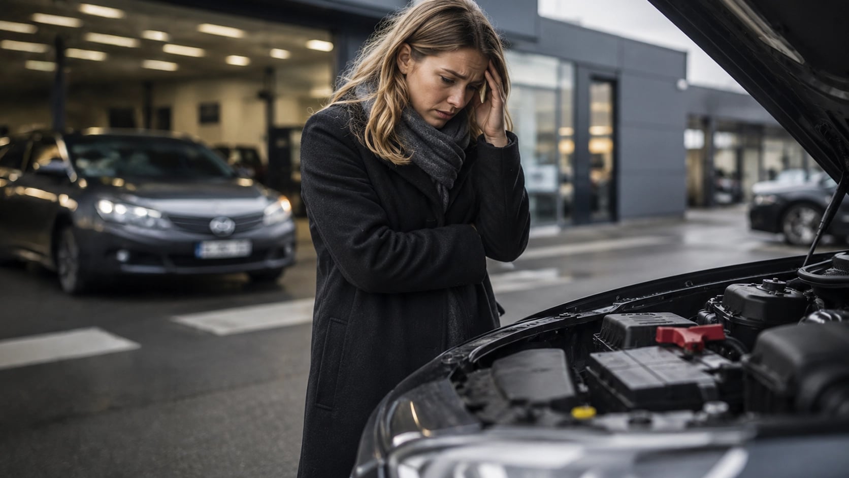 Mätning av bilbatteri hos Autogruppen i Lund