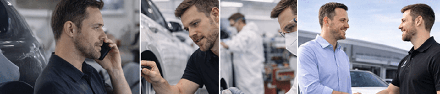 Från skada till färdigt ärende