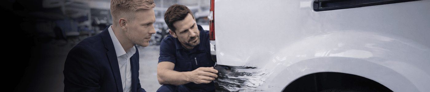 Skador på företagsbil