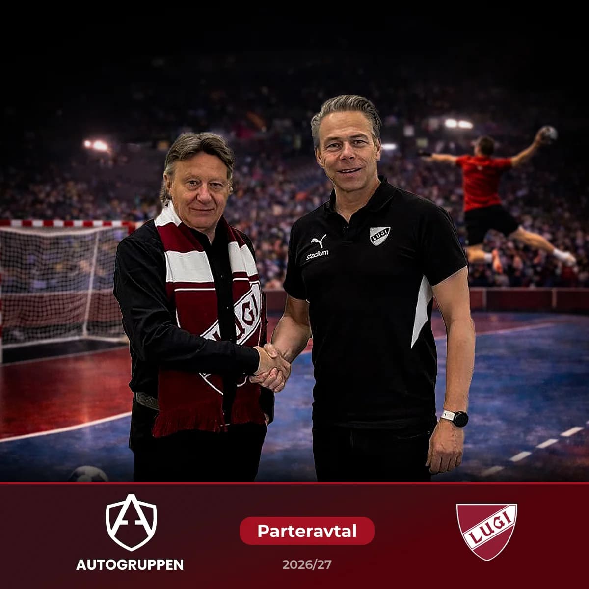 Autogruppen och LUGI Handboll ingår partneravtal