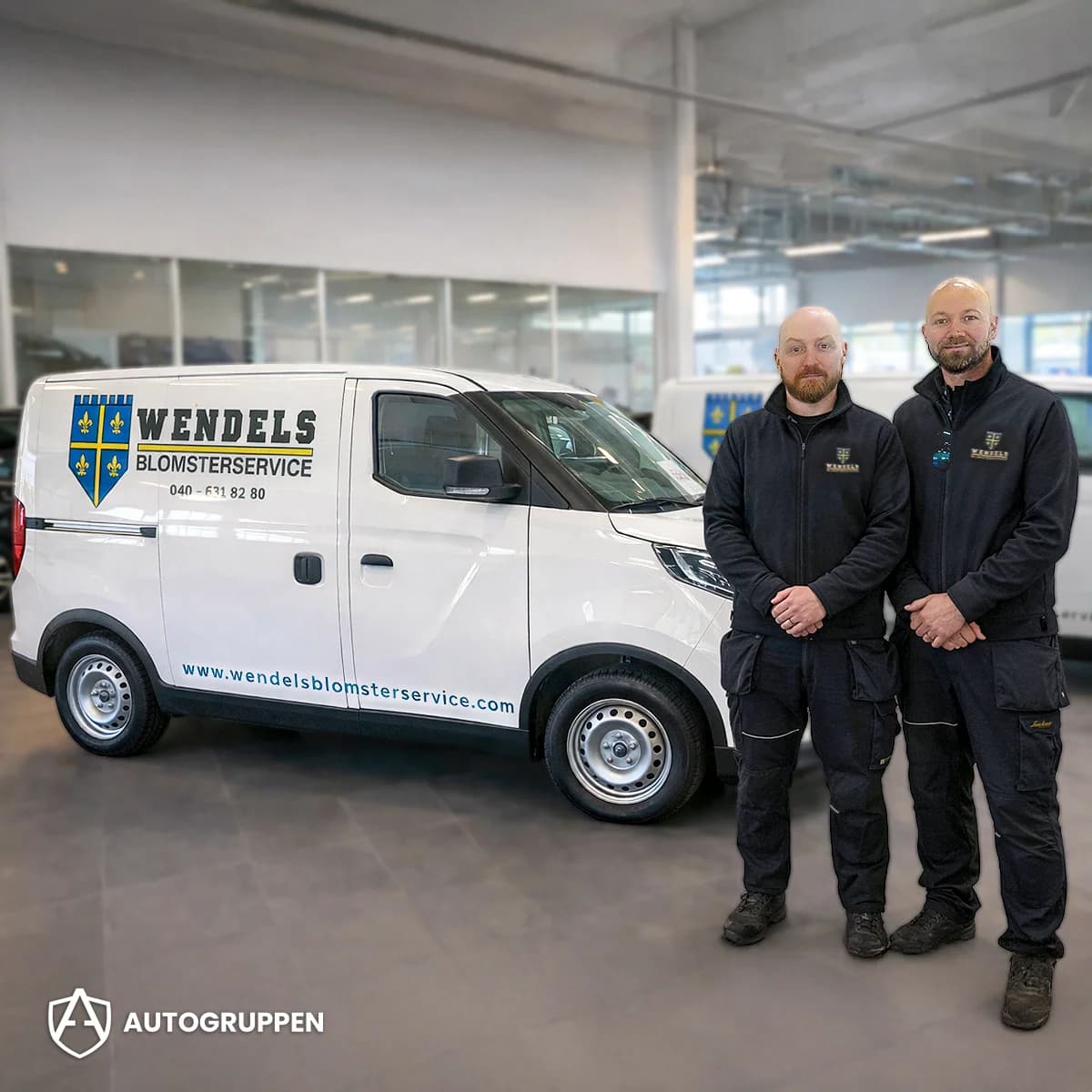 Två Maxus e-Deliver 3 levererade till Wendels Blomsterservice