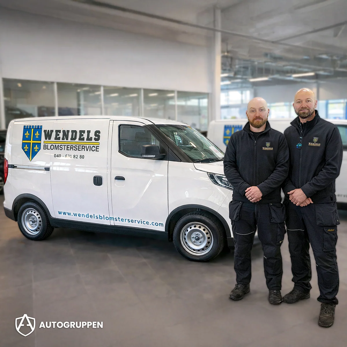 Två Maxus e-Deliver 3 levererade till Wendels Blomsterservice