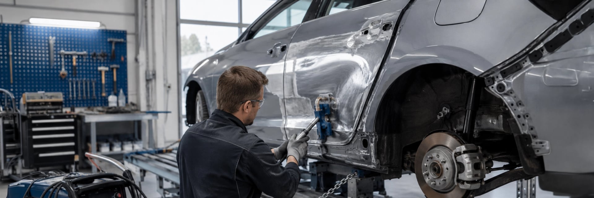 Plåtreparation och karossarbete — Autogruppens skadeverkstad i Lund