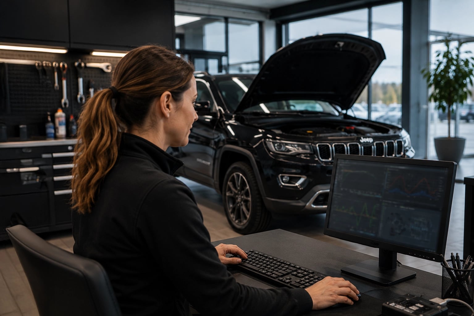 Värmereglage hos Autogruppen i Lund
