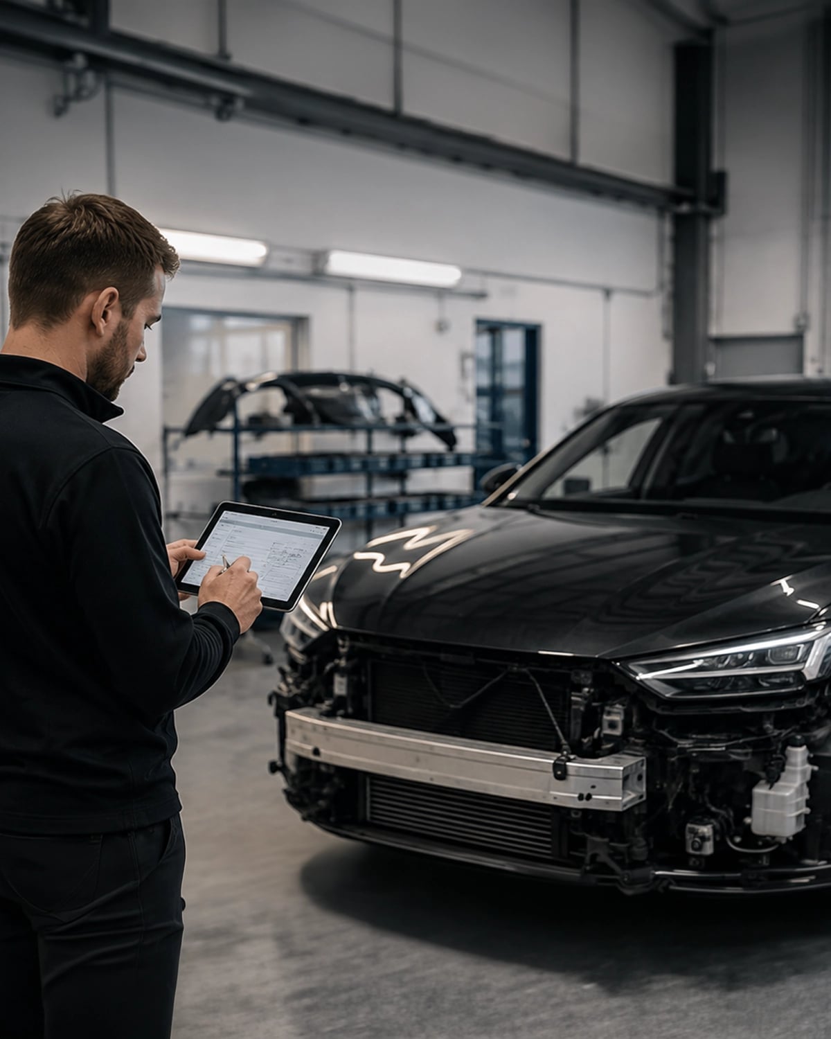 Skadeprocessen hos Autogruppens skadeverkstad i Lund