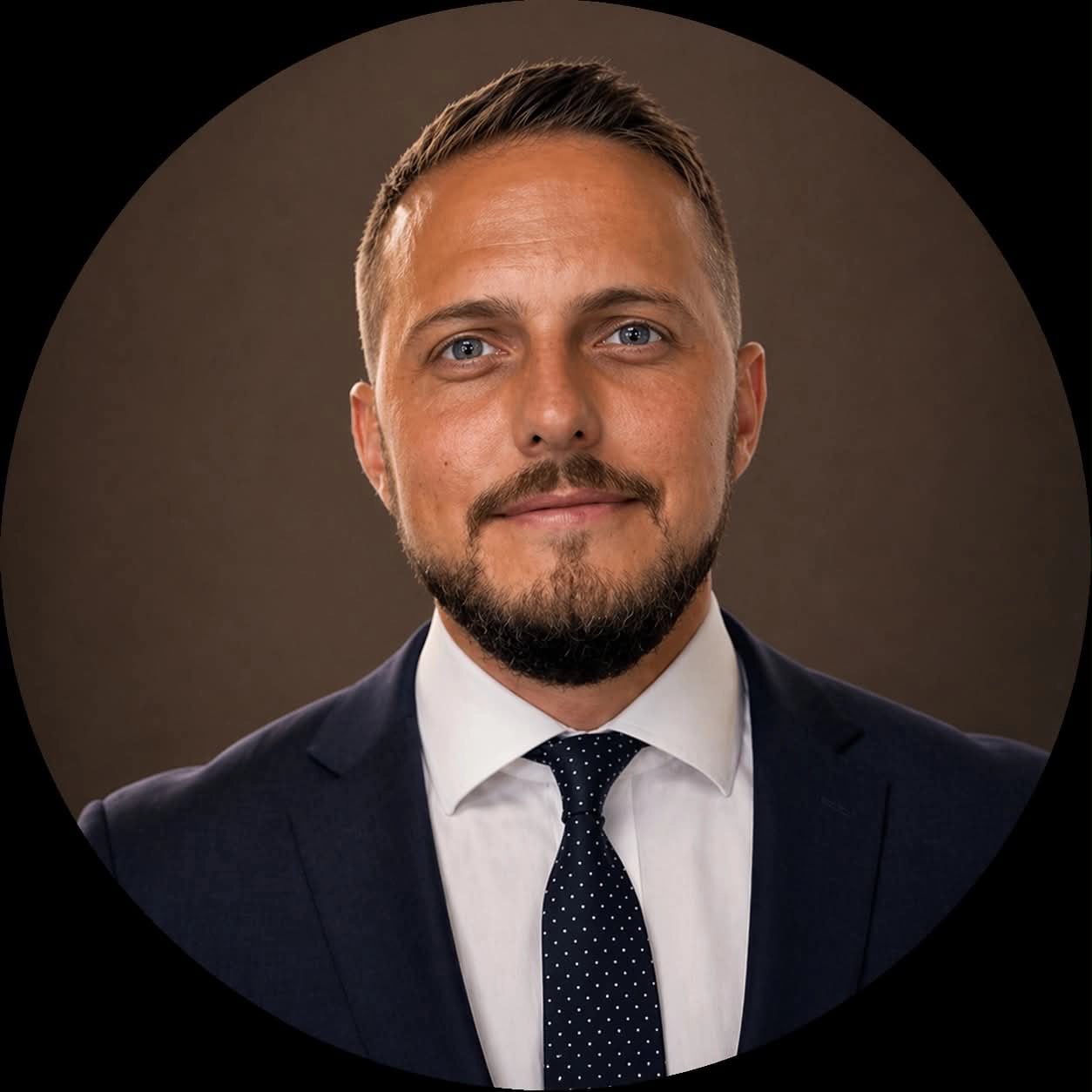 Porträtt av Daniel Qvick