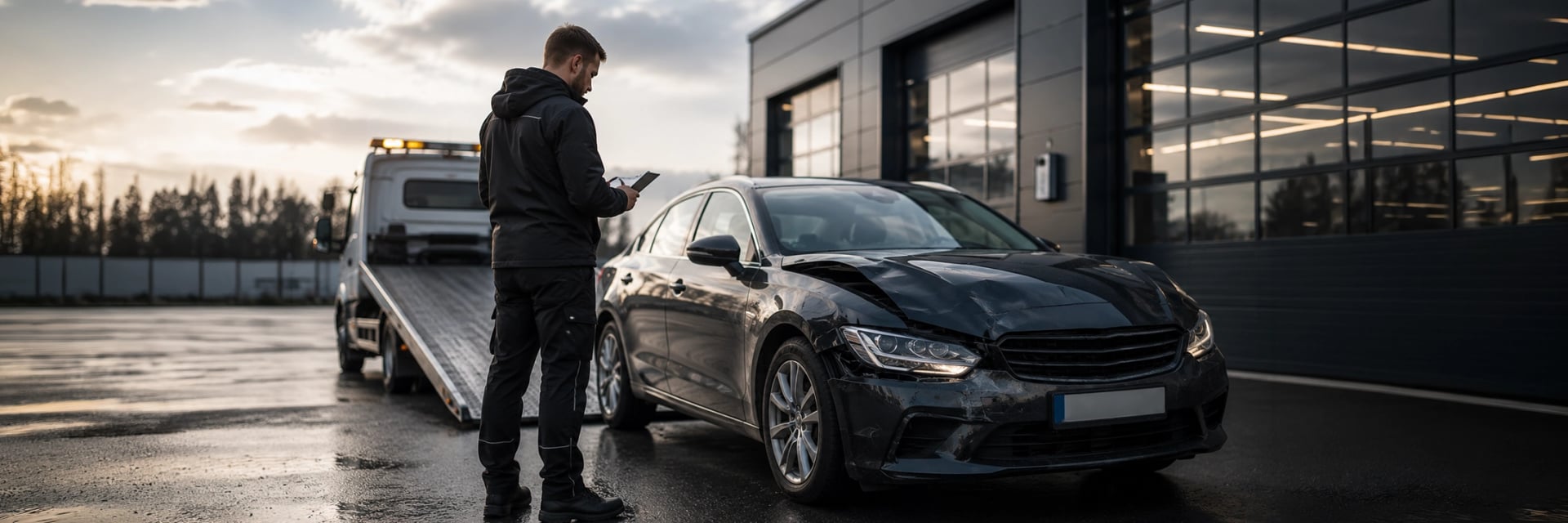 Bilskada omhändertagen av Autogruppens skadeverkstad i Lund
