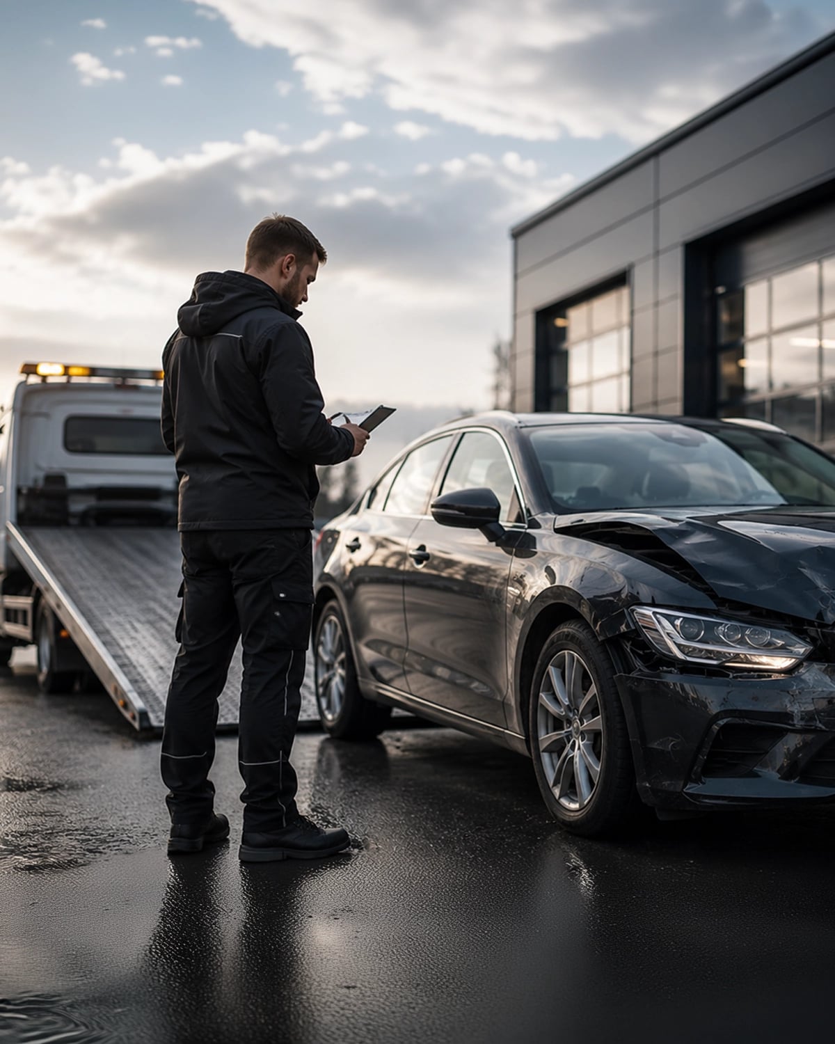 Bilskada omhändertagen av Autogruppens skadeverkstad i Lund
