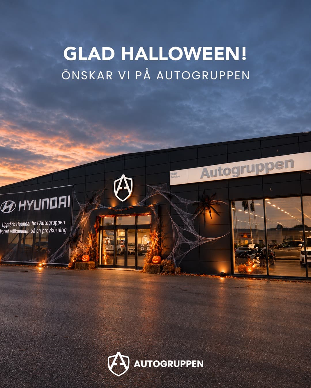 Det är något kusligt över Autogruppen idag… Inne i hallen har vi läskigt bra bilar! 👻🎃