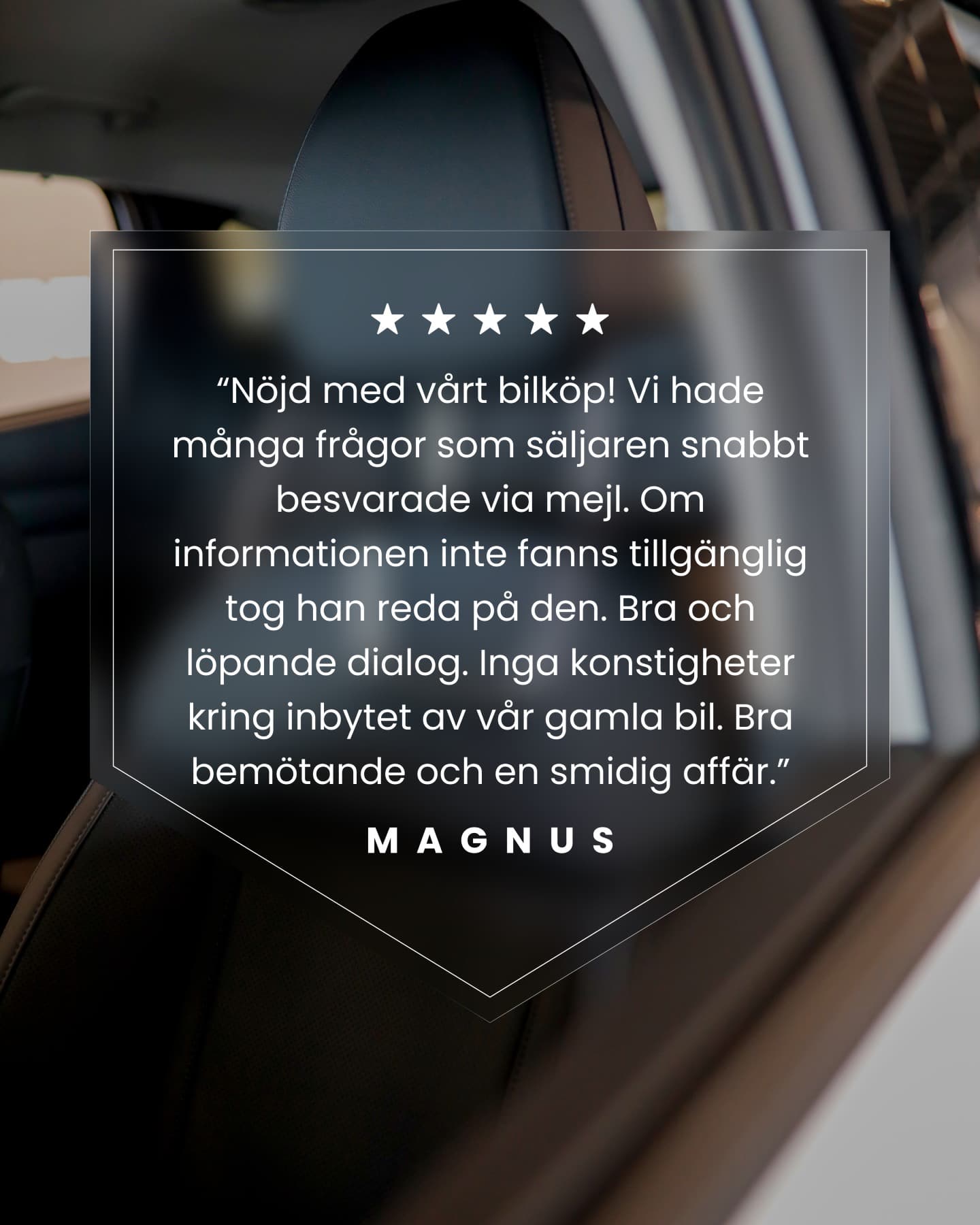 Hos oss är kunderna alltid i högsta fokus. ⭐